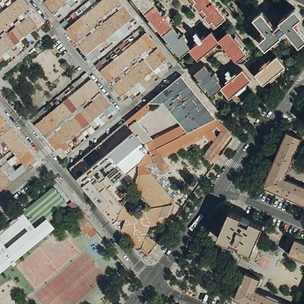 Aerial view of the grounds of Pozo Del Tio Raimundo