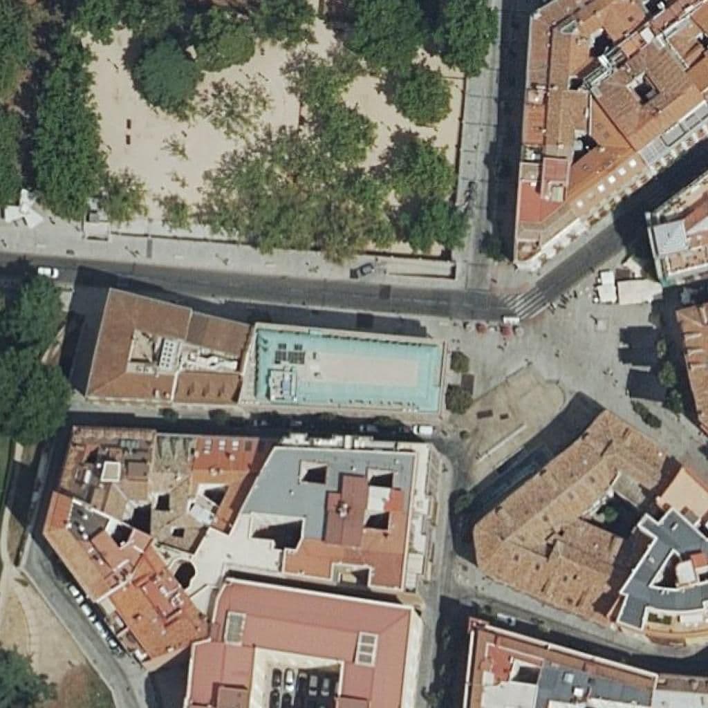 Aerial view of the grounds of C.p.republica Argentina