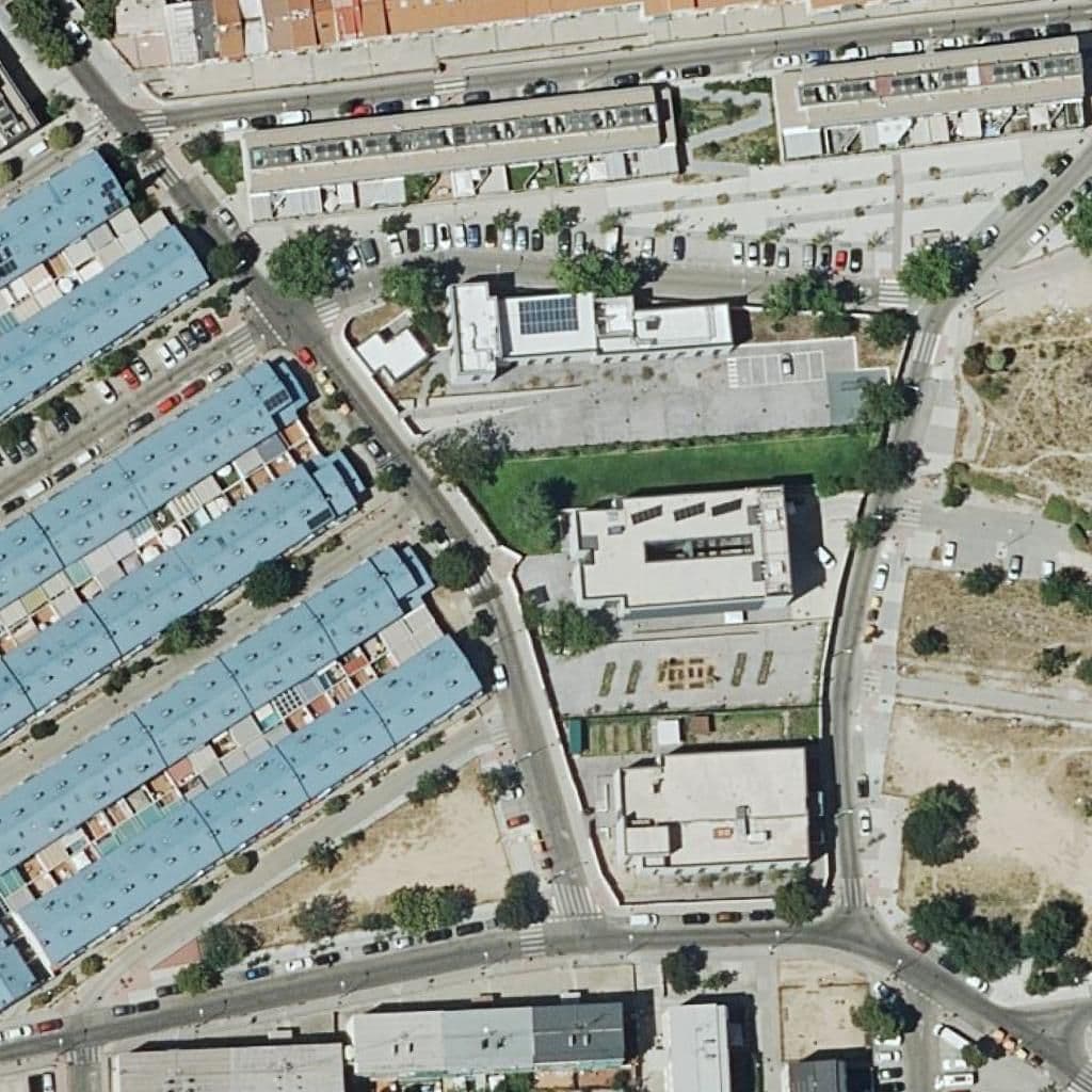 Aerial view of the grounds of Ruben Dario