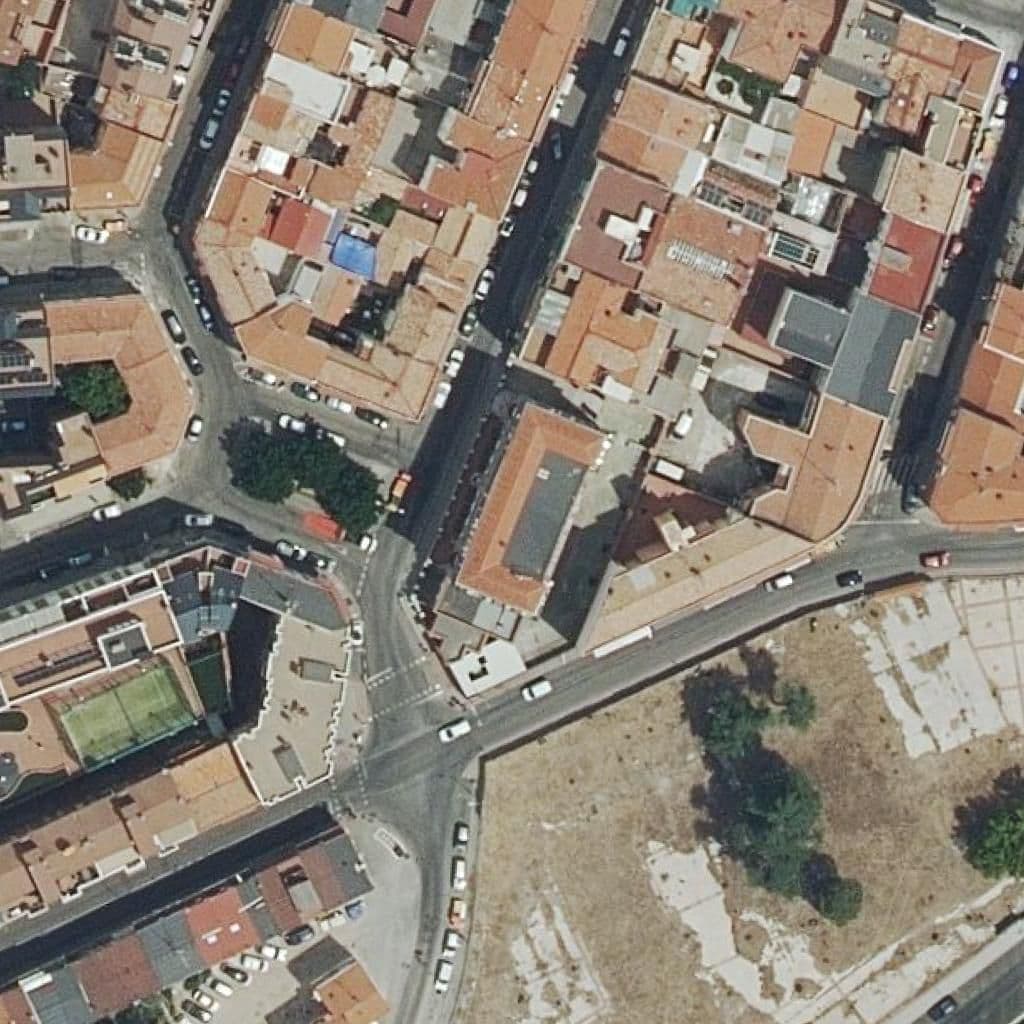 Вид сверху на территорию школы «San Jose De Calasanz»