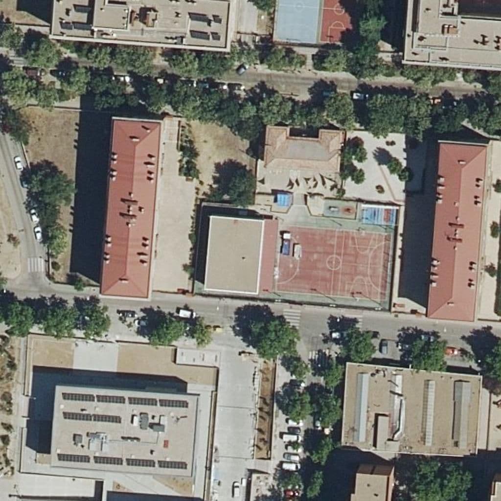 Вид сверху на территорию школы «San Pablo»