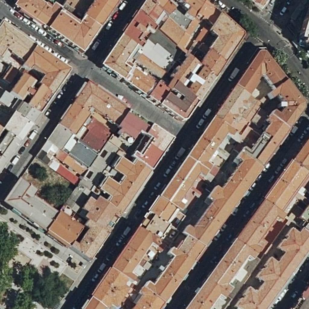 Aerial view of the grounds of Los Angeles