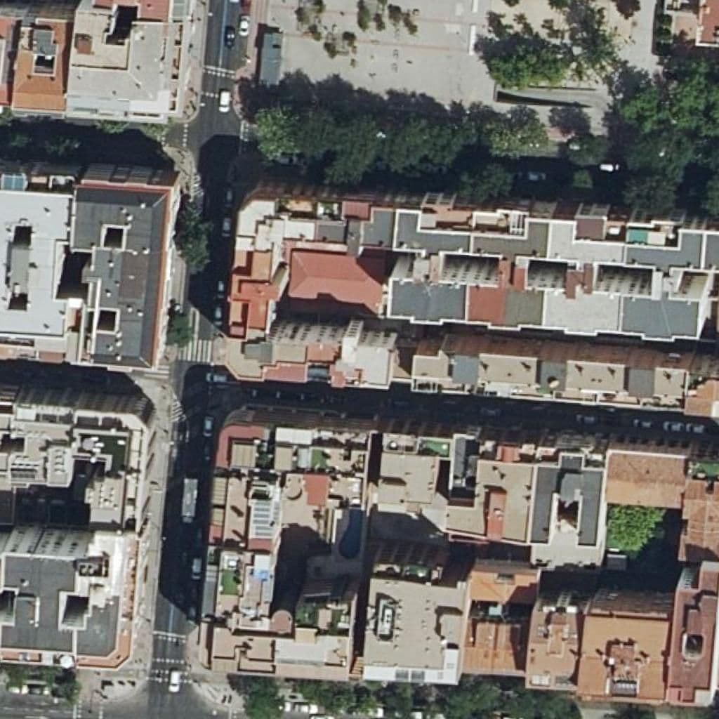 Aerial view of the grounds of Berceo
