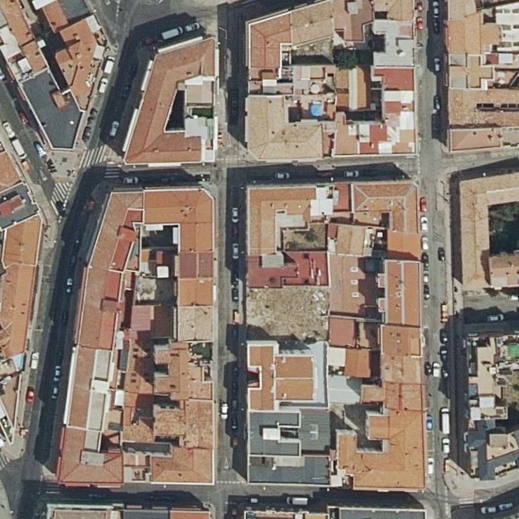 Вид згори на територію школи «Liceo Castilla»
