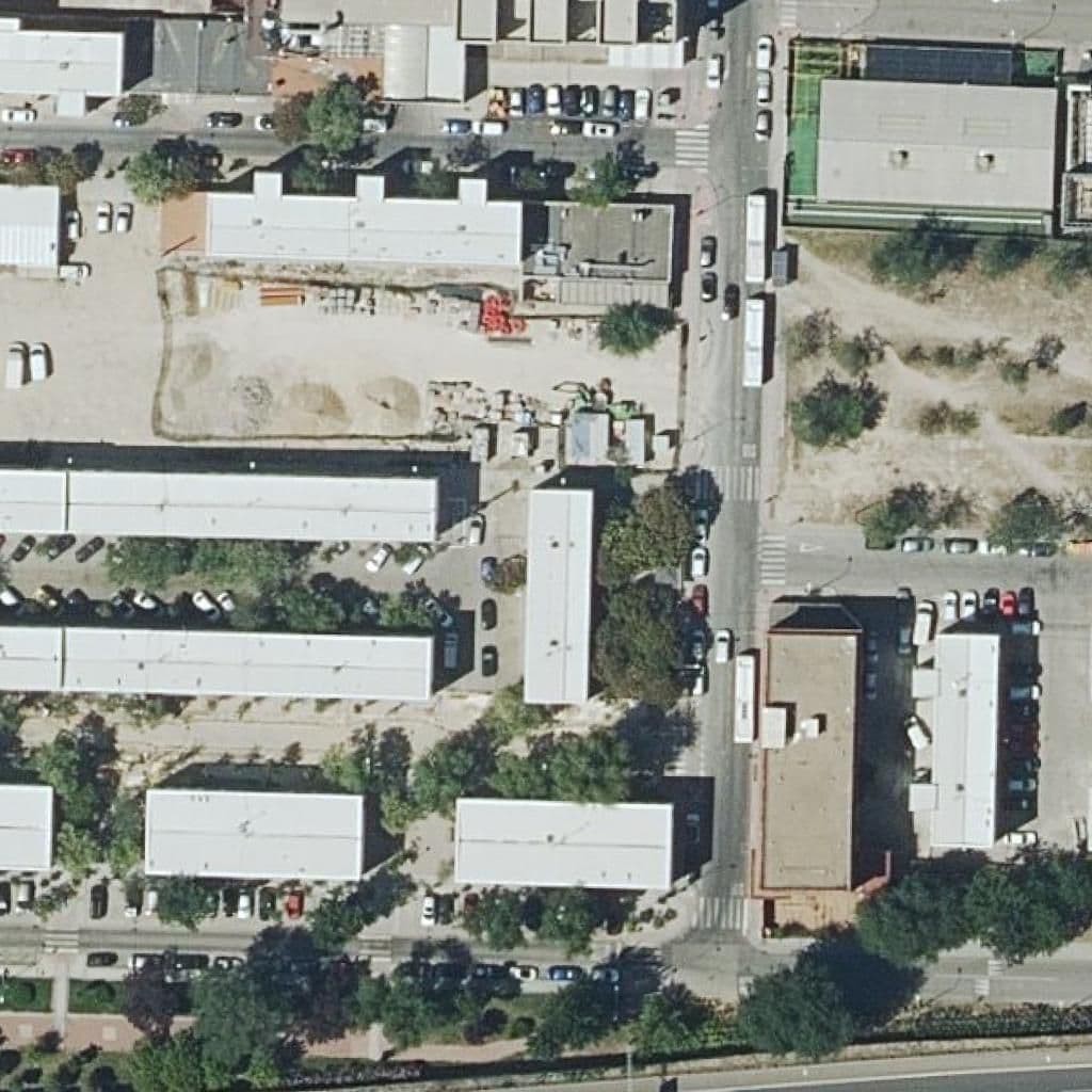 Aerial view of the grounds of Cervantes