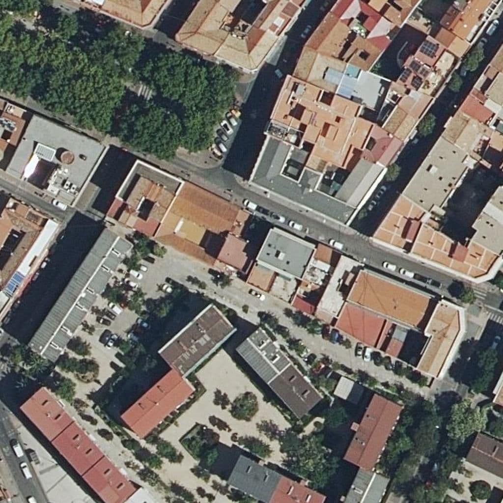 Вид сверху на территорию школы «La Concepcion»
