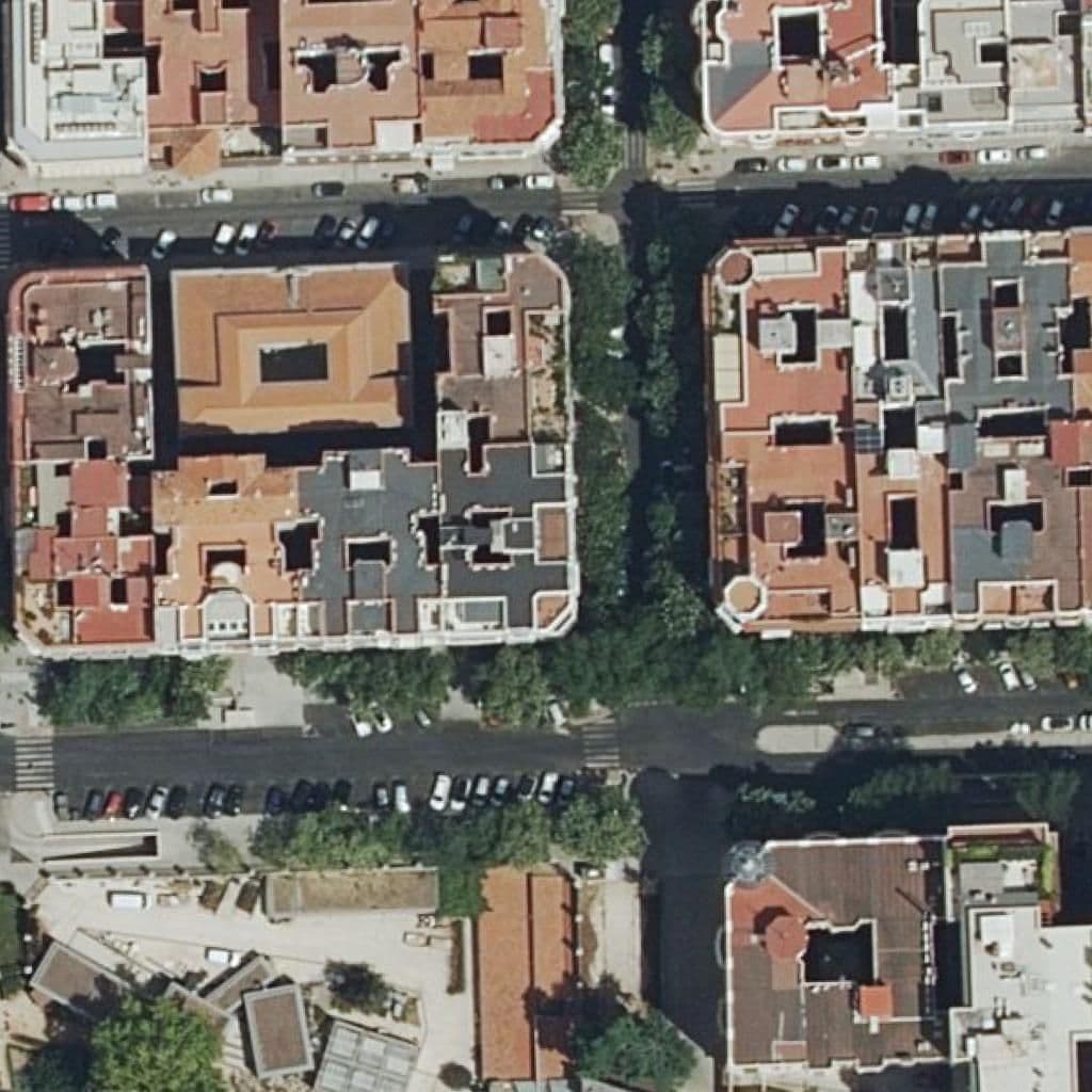 Aerial view of the grounds of Espanol G Ranelli