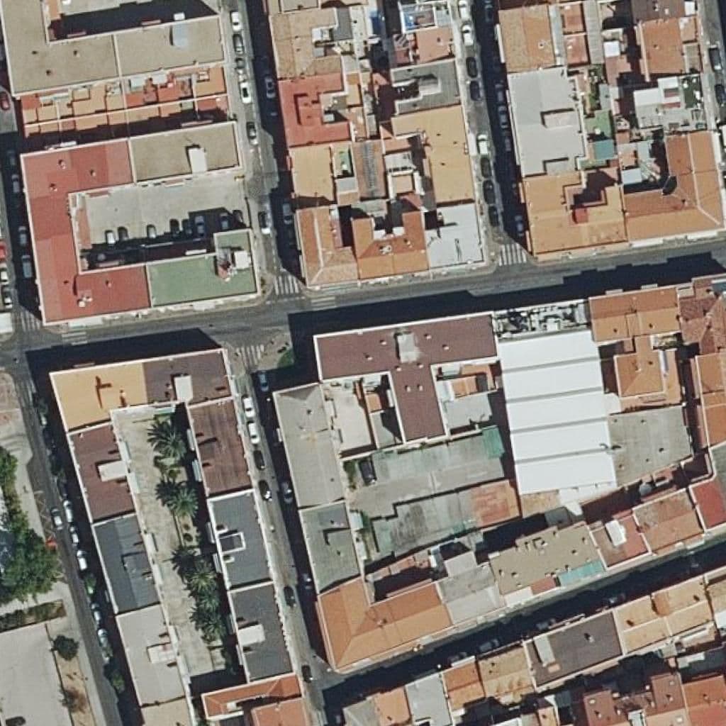 Aerial view of the grounds of San Luis-Felca