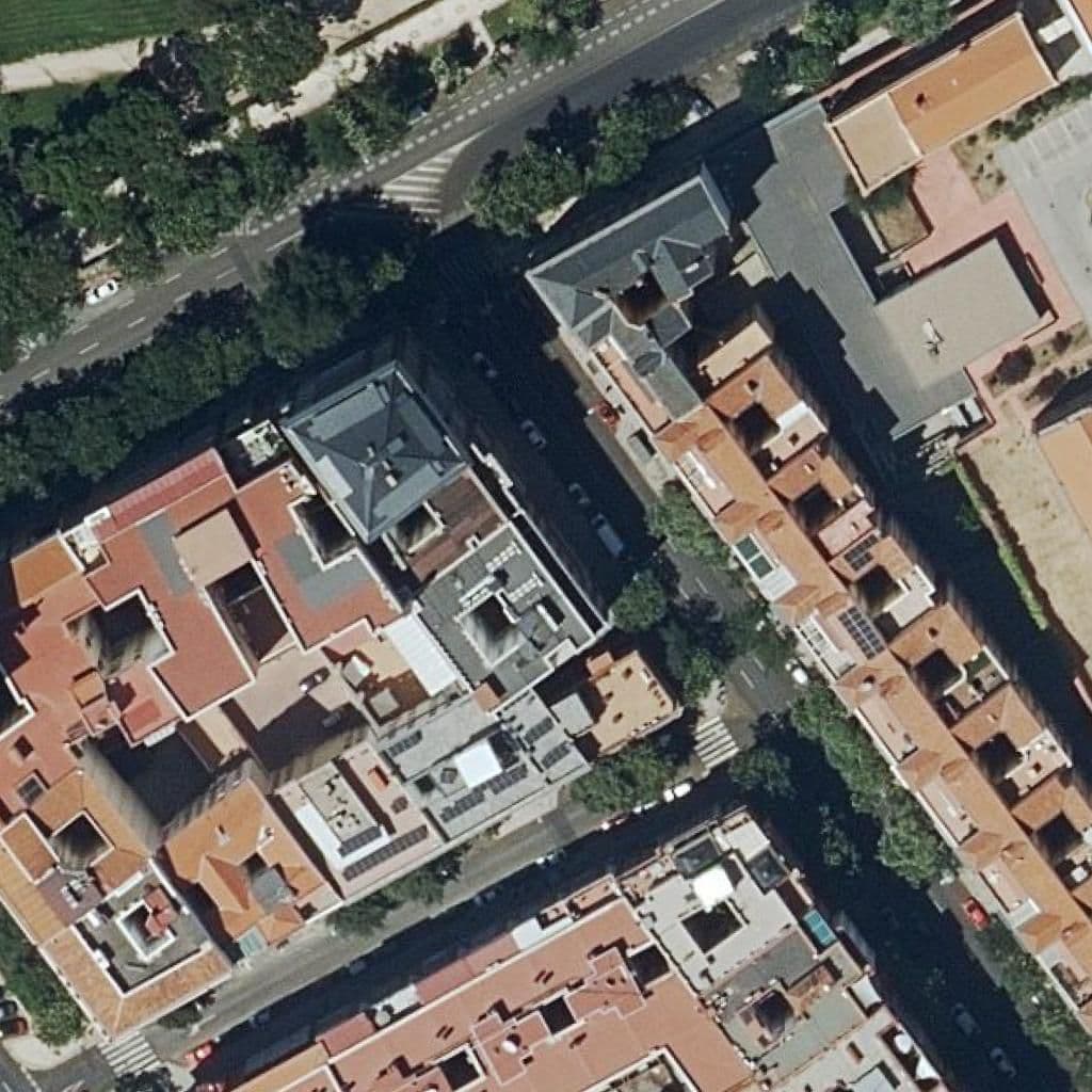 Vista aérea del recinto de La Inmaculada