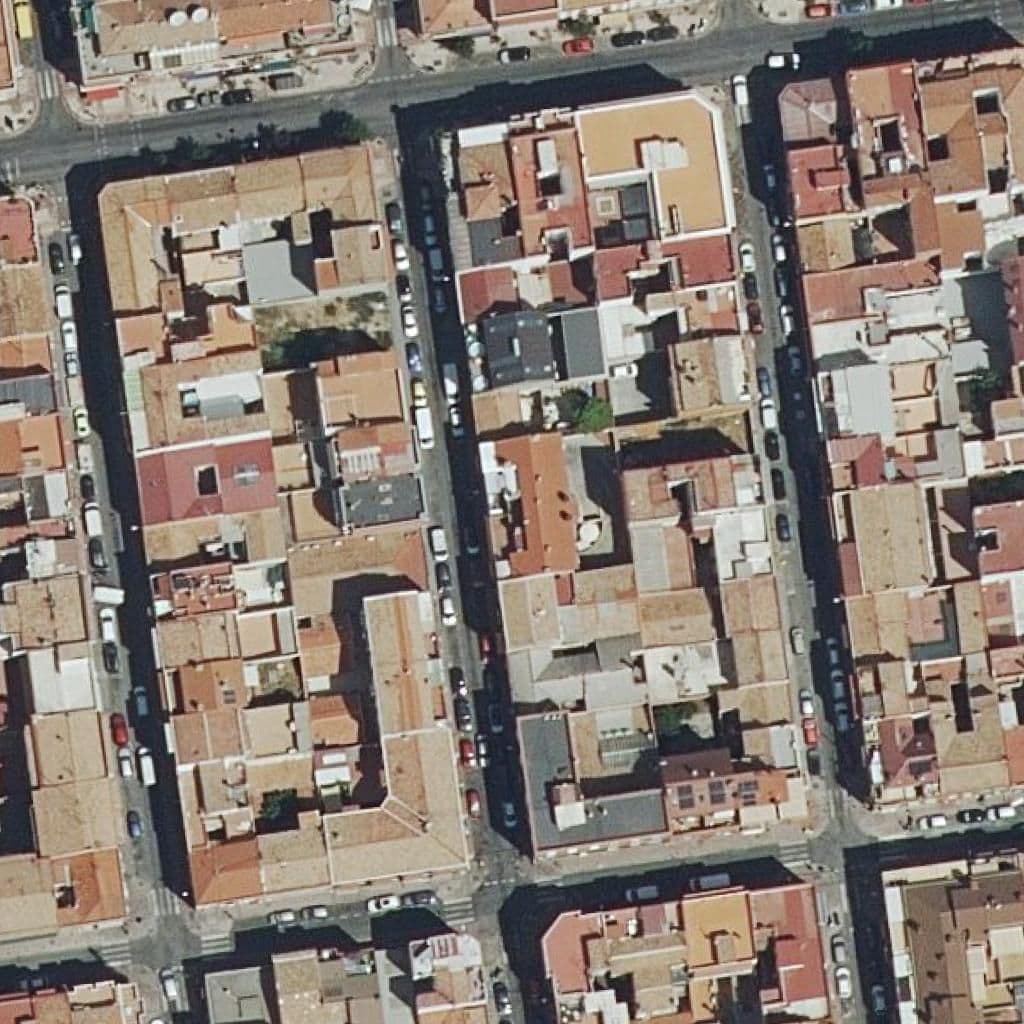 Aerial view of the grounds of Instituto España