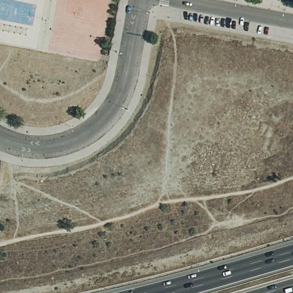 Aerial view of the grounds of Maria Reina