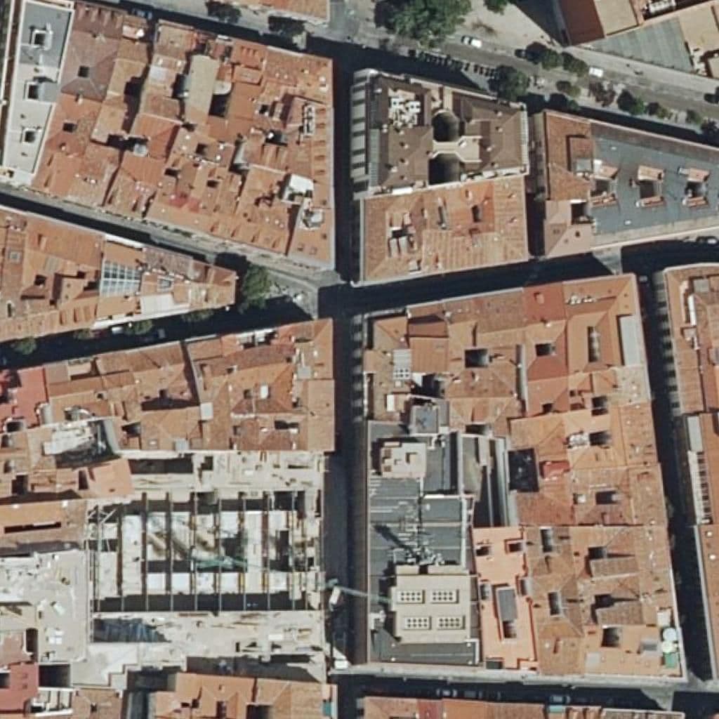 Aerial view of the grounds of Martinez