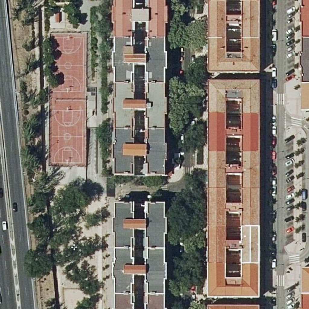 Aerial view of the grounds of Minerva