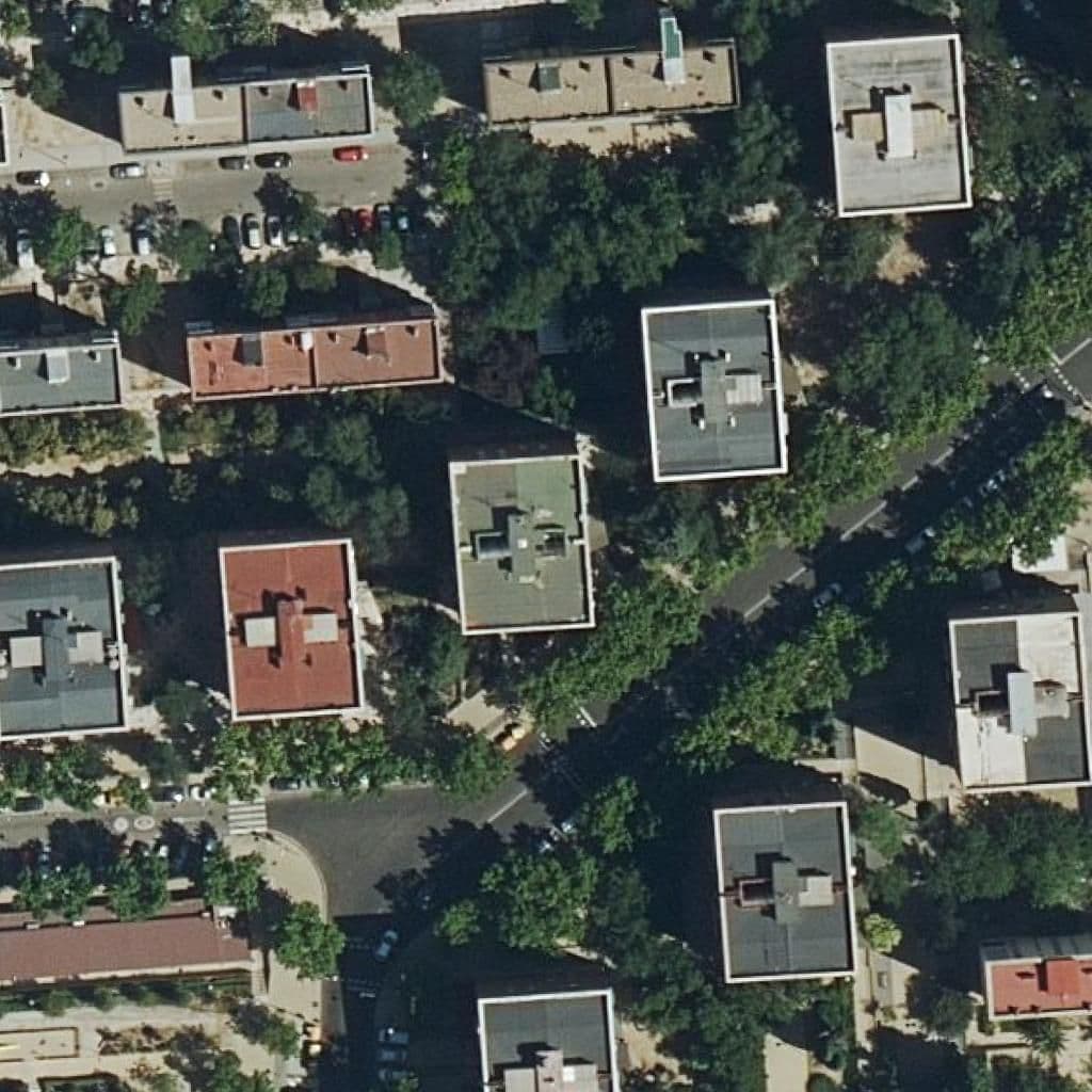 Aerial view of the grounds of Nebrija
