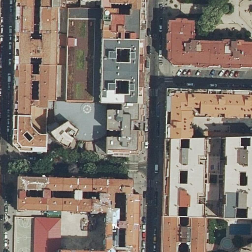 Aerial view of the grounds of Ntra. Sra. De Guadalupe