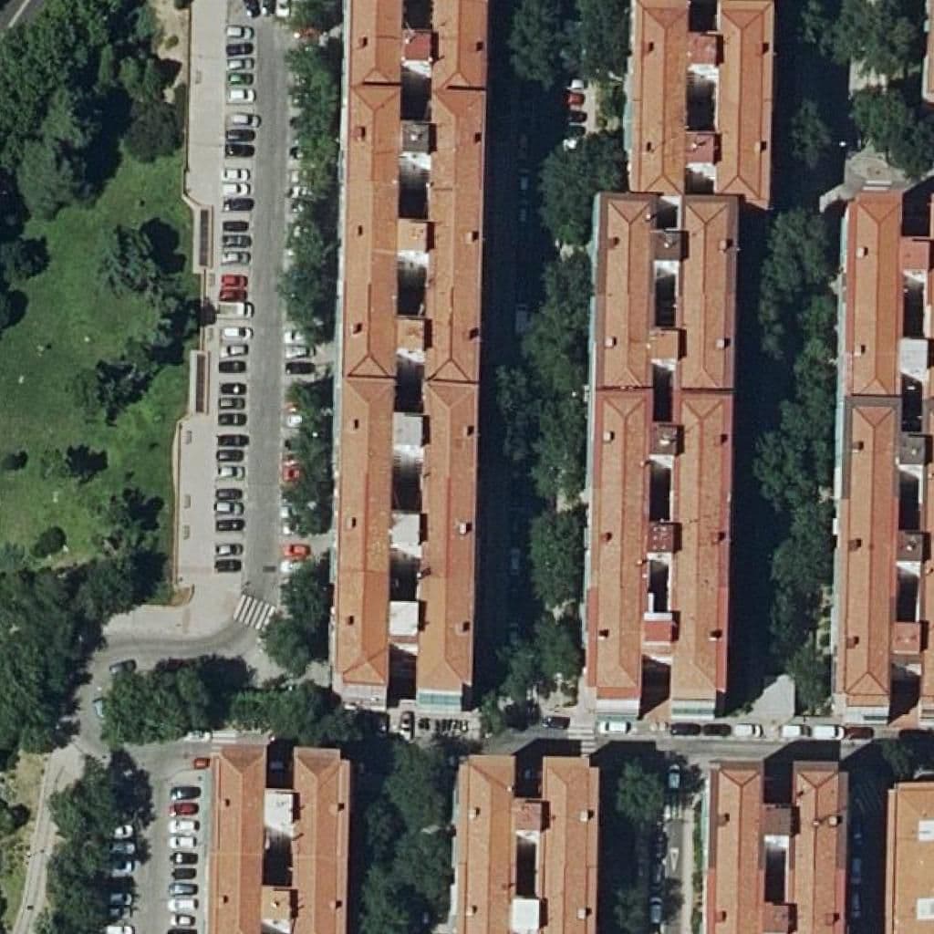 Aerial view of the grounds of N. S. De La Humildad
