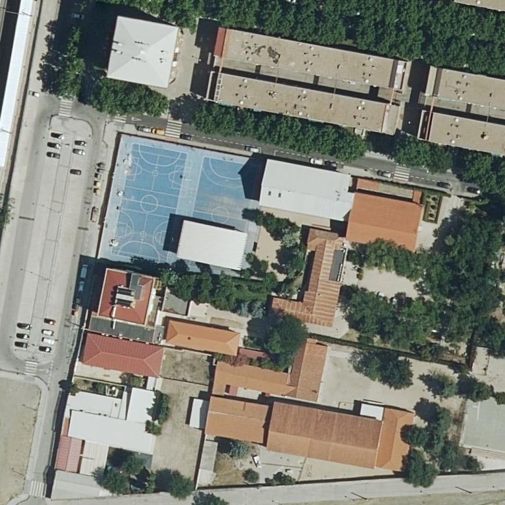 Aerial view of the grounds of Obra So.n.s.montserrat-S.simon Y S.judas