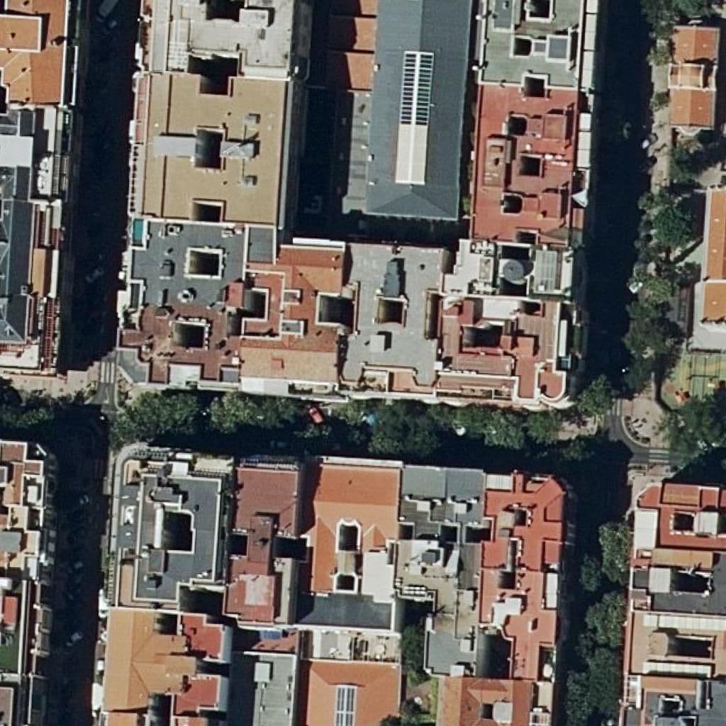 Aerial view of the grounds of Col De Ed Esp Ntra Sra De La Silla