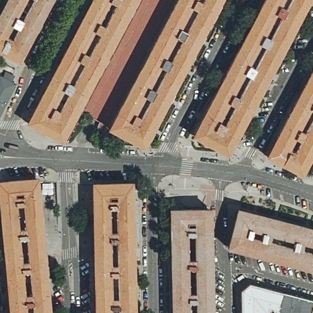 Aerial view of the grounds of Pax Vicalvaro