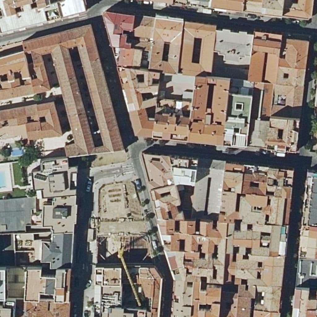 Вид згори на територію школи «Preservacion De La Fe»