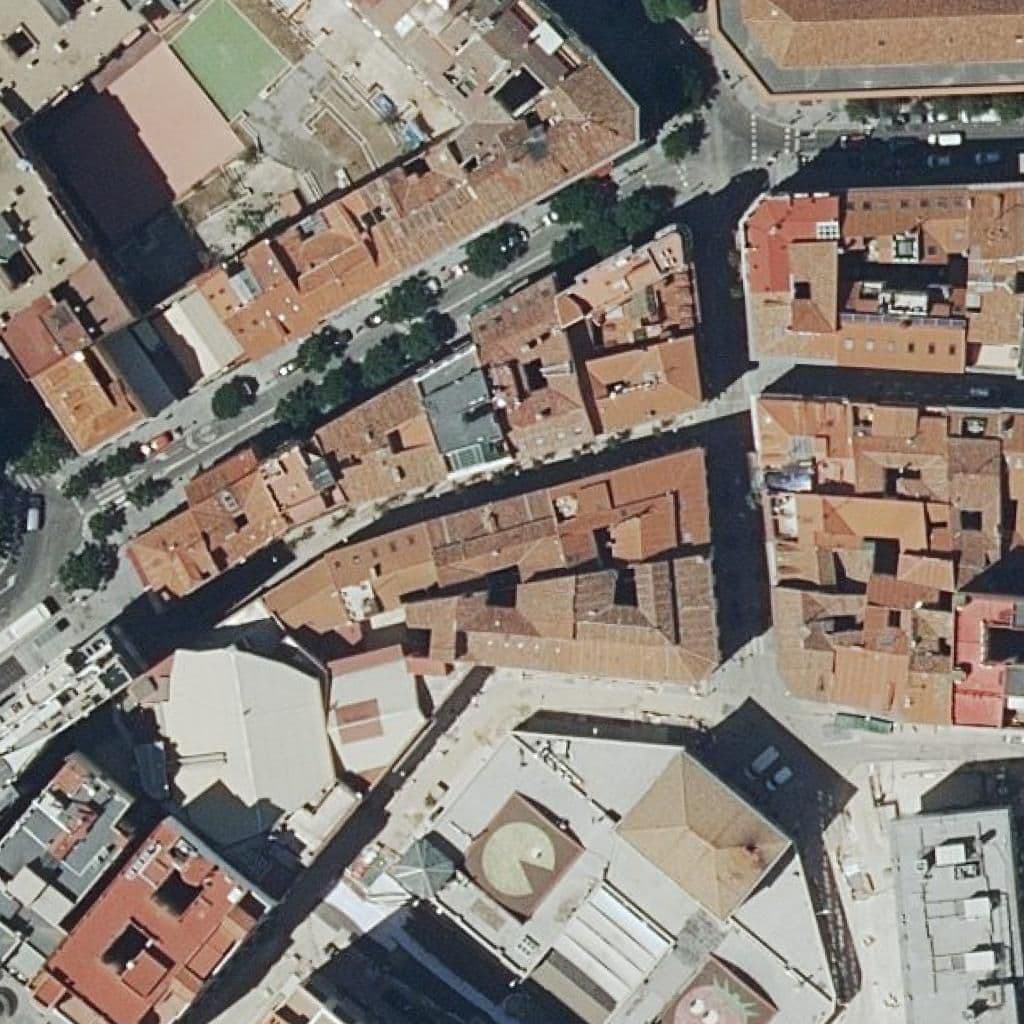 Aerial view of the grounds of San Ignacio De Loyola