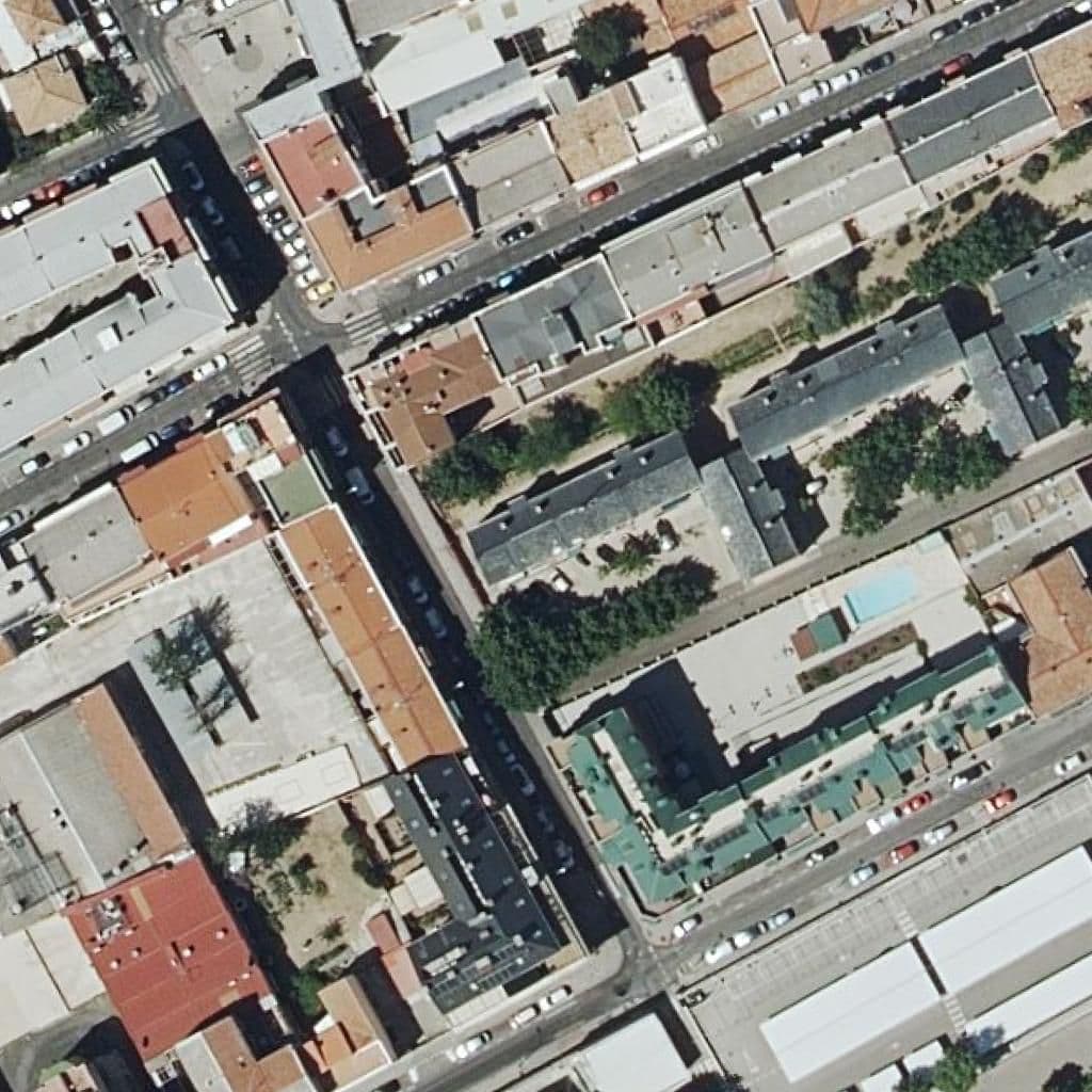 Aerial view of the grounds of San Jose