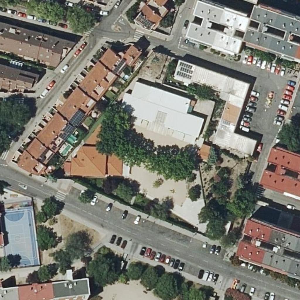 Aerial view of the grounds of San Jose De Cluny