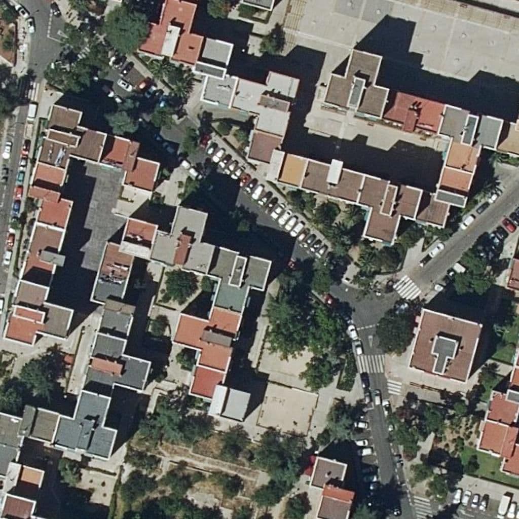 Aerial view of the grounds of Santa Gema