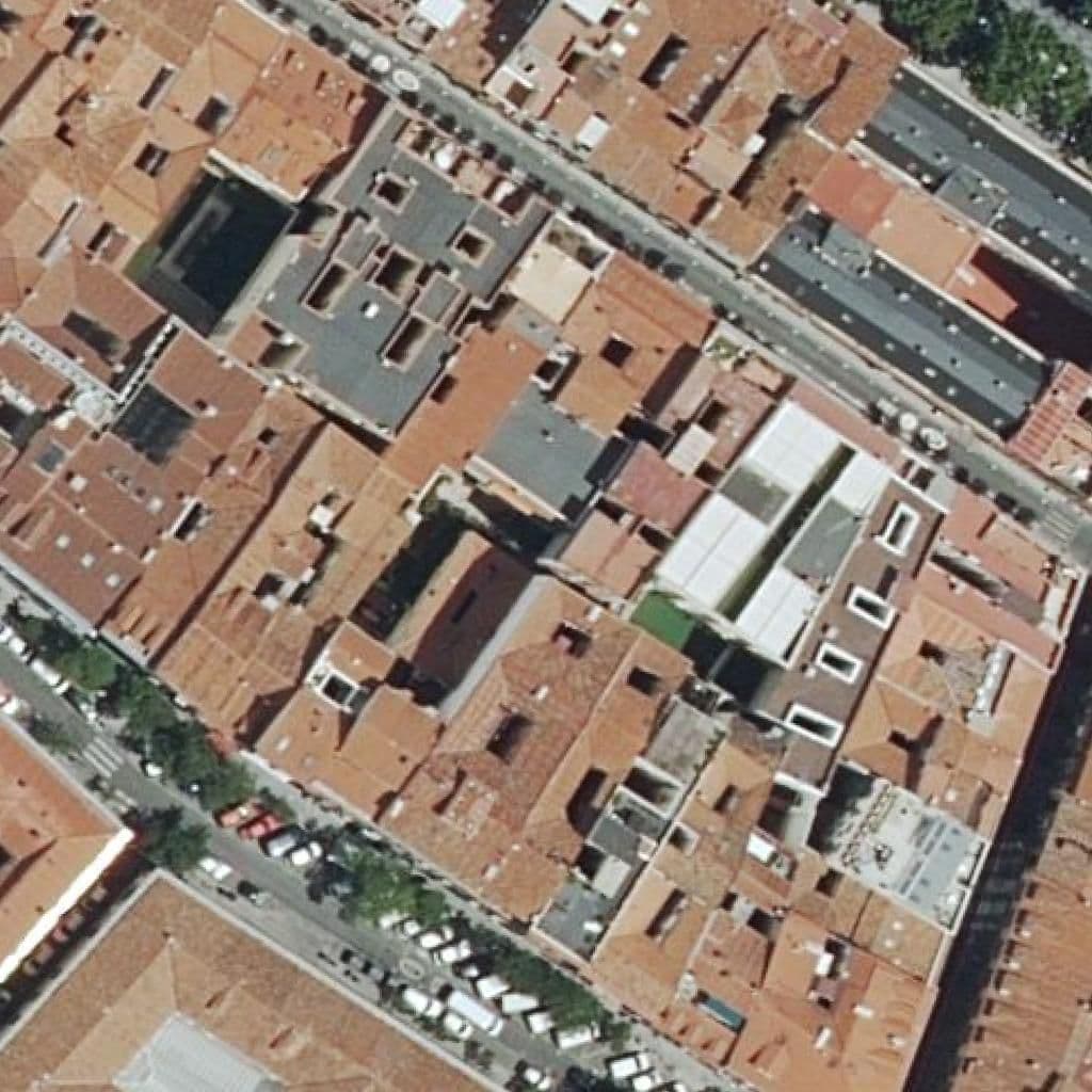 Aerial view of the grounds of Santa Isabel