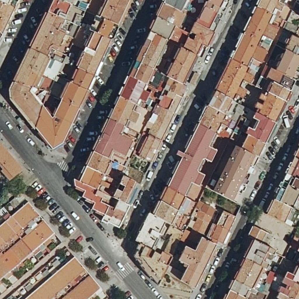 Aerial view of the grounds of Centro Cultural Pirineos