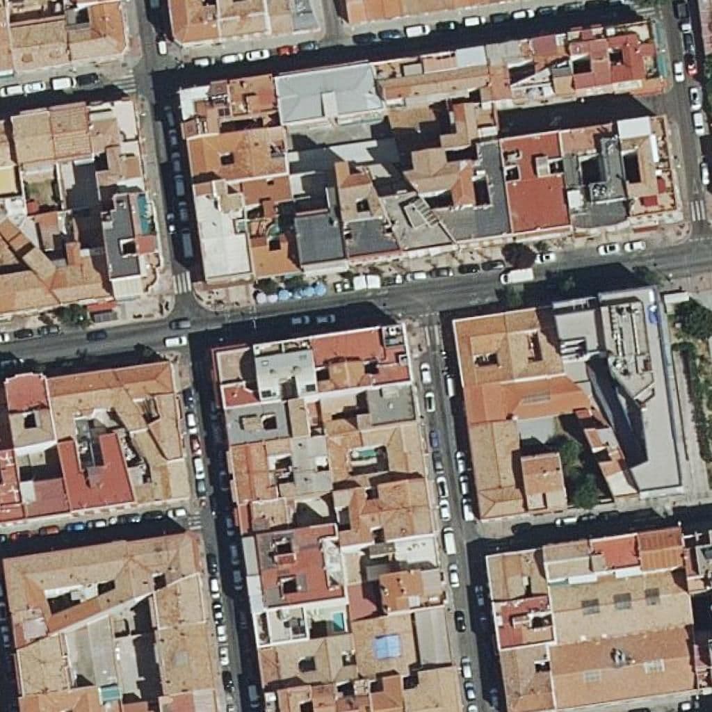 Aerial view of the grounds of Usera