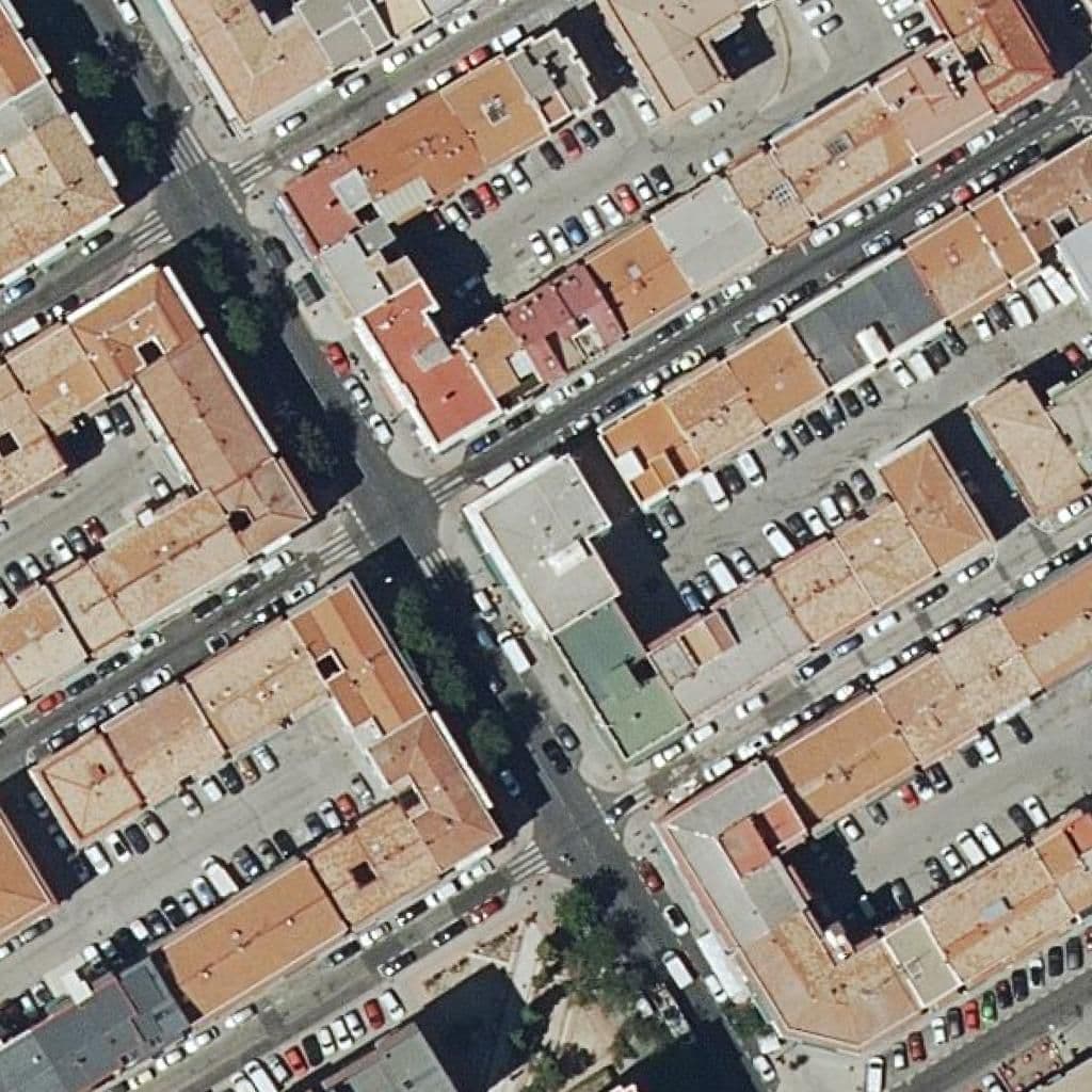 Aerial view of the grounds of Virgen De Guia