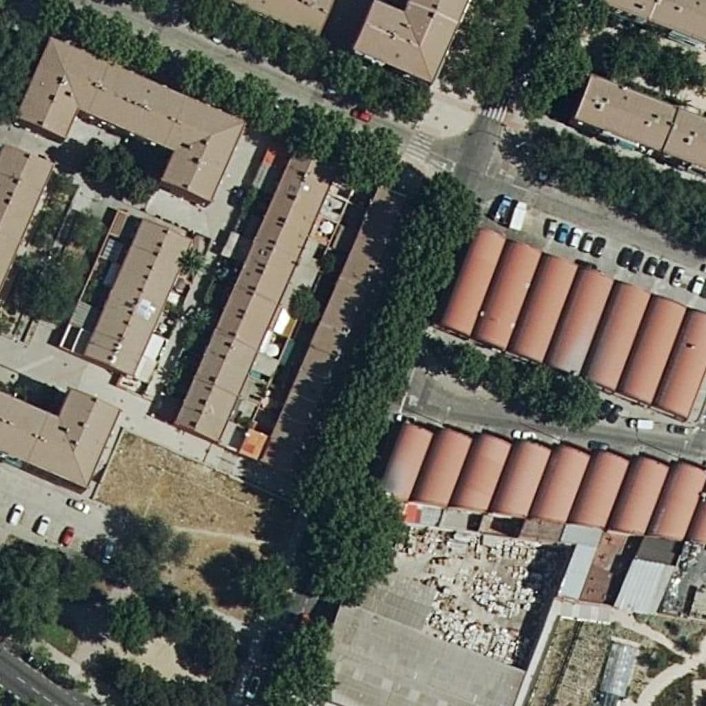 Aerial view of the grounds of Virgen De Lidon