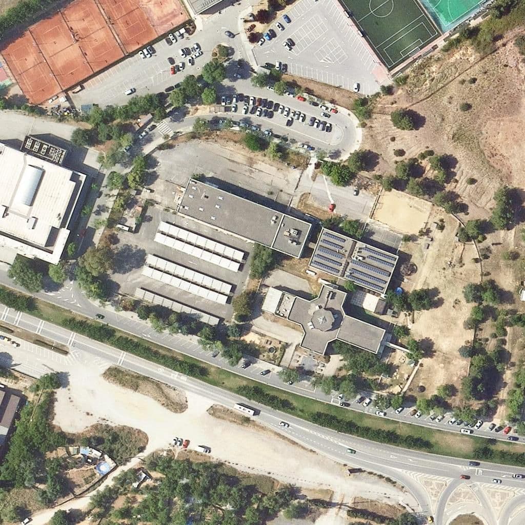 Aerial view of the grounds of Crea Nova, Creativitat I Innovació