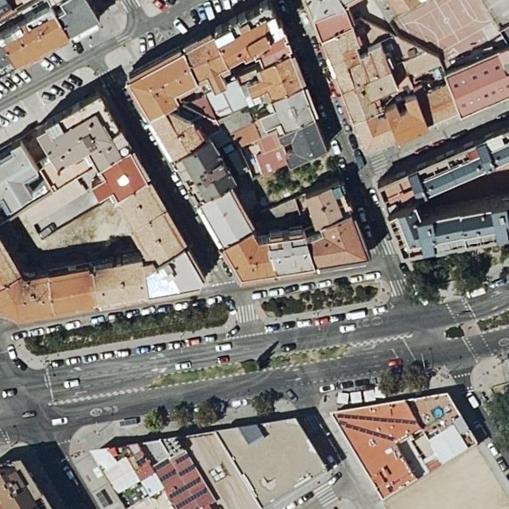 Aerial view of the grounds of E.uni.niños Francisco Villaespesa