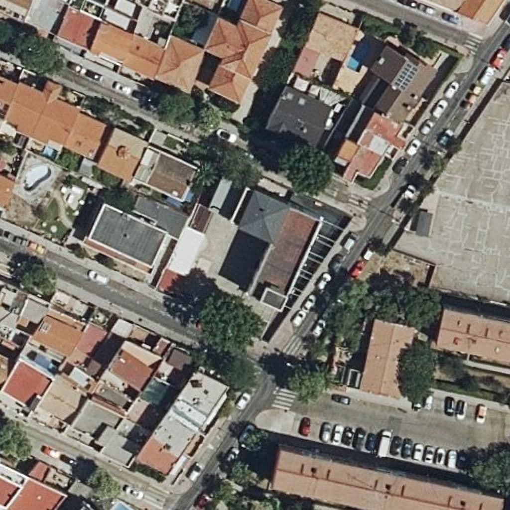 Aerial view of the grounds of Virgen De Las Gracias