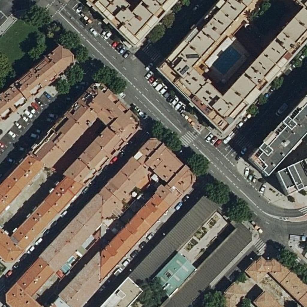Aerial view of the grounds of Renfe