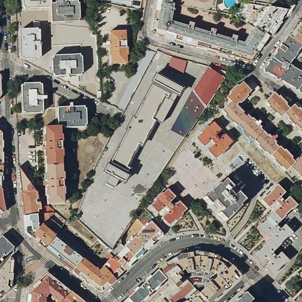 Aerial view of the grounds of Leopoldo Alas