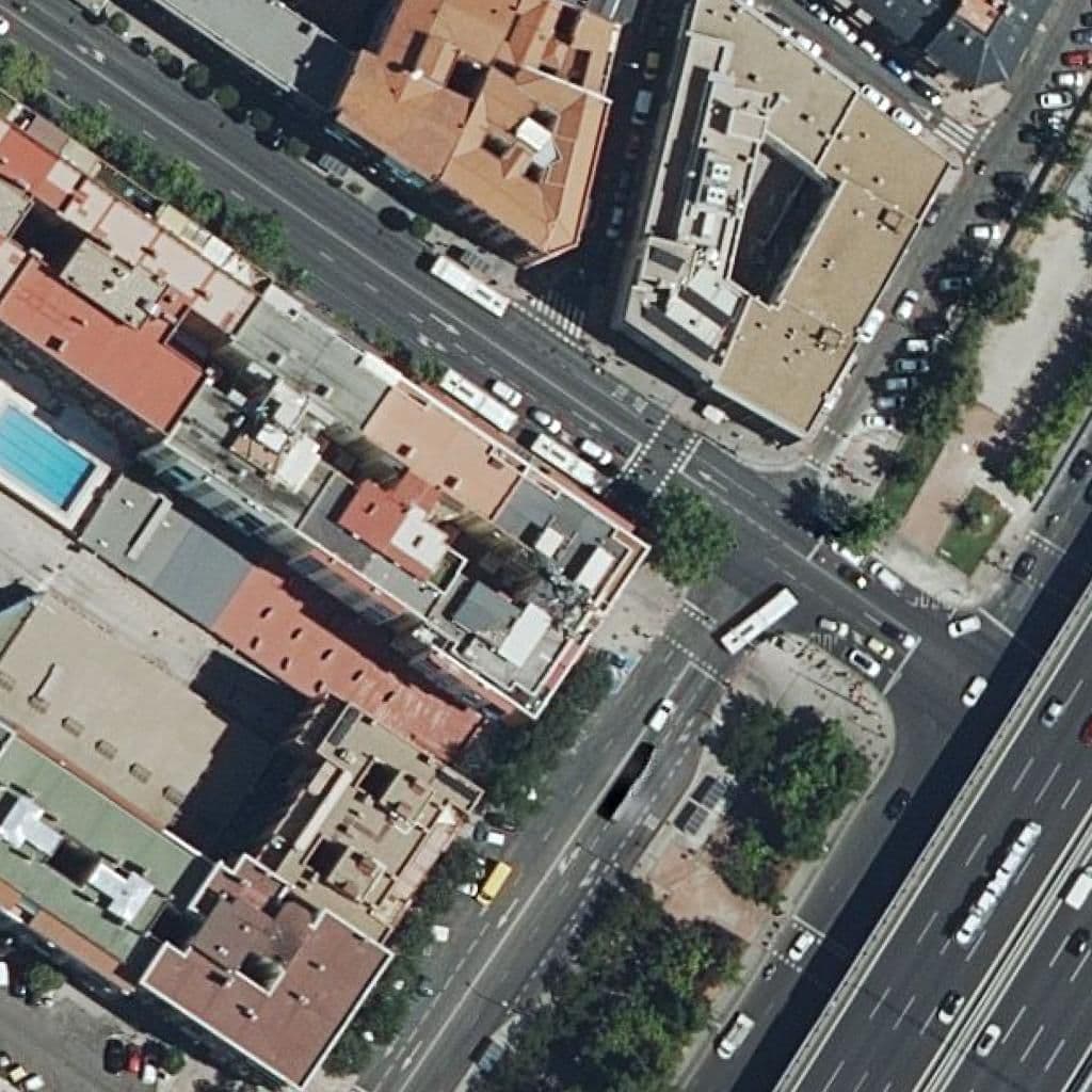 Aerial view of the grounds of C.p.san Ramon