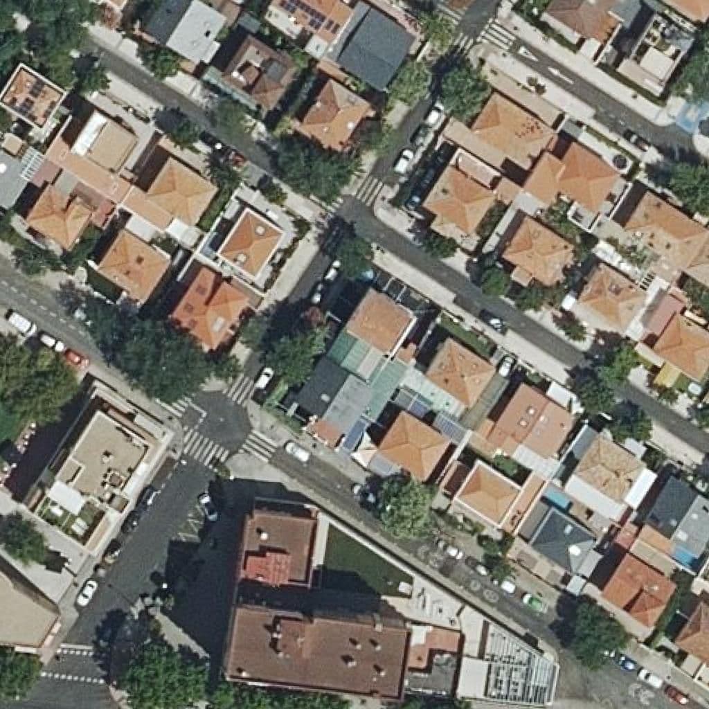 Aerial view of the grounds of Afuera Iii A