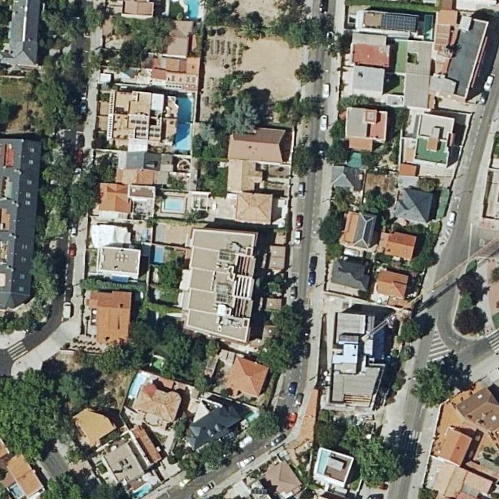 Вид сверху на территорию школы «Baleares»