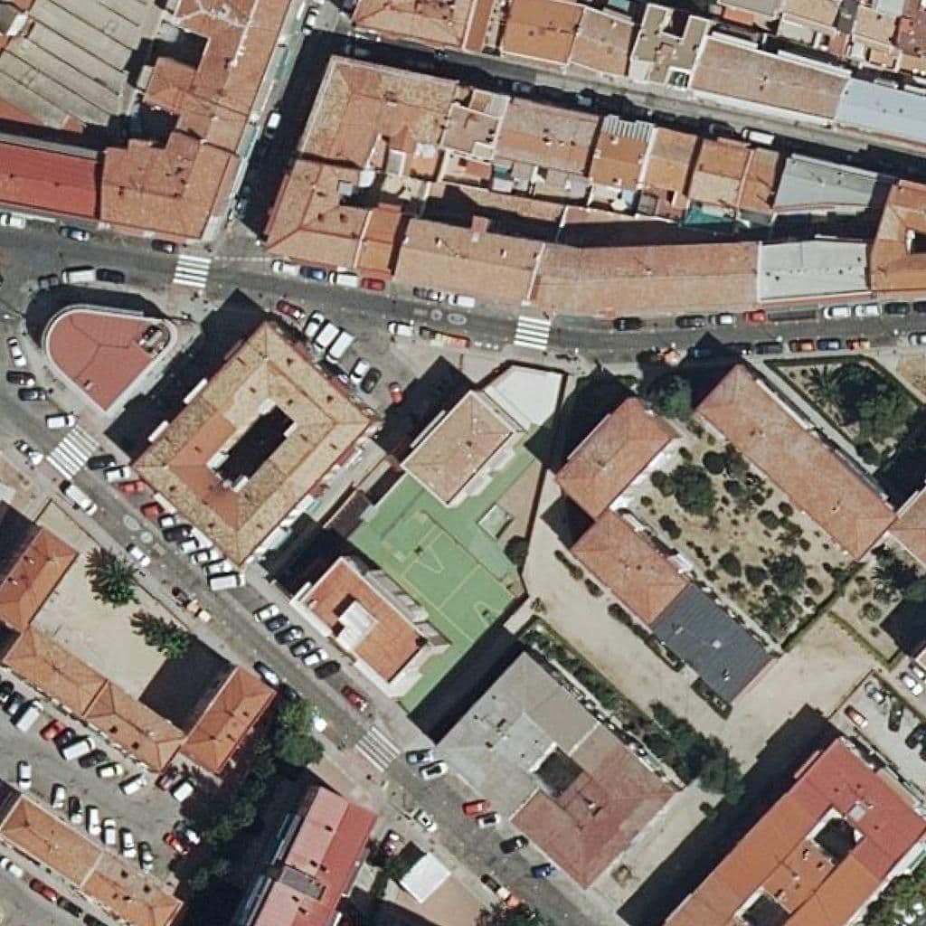 Aerial view of the grounds of Santa Beatriz De Silva