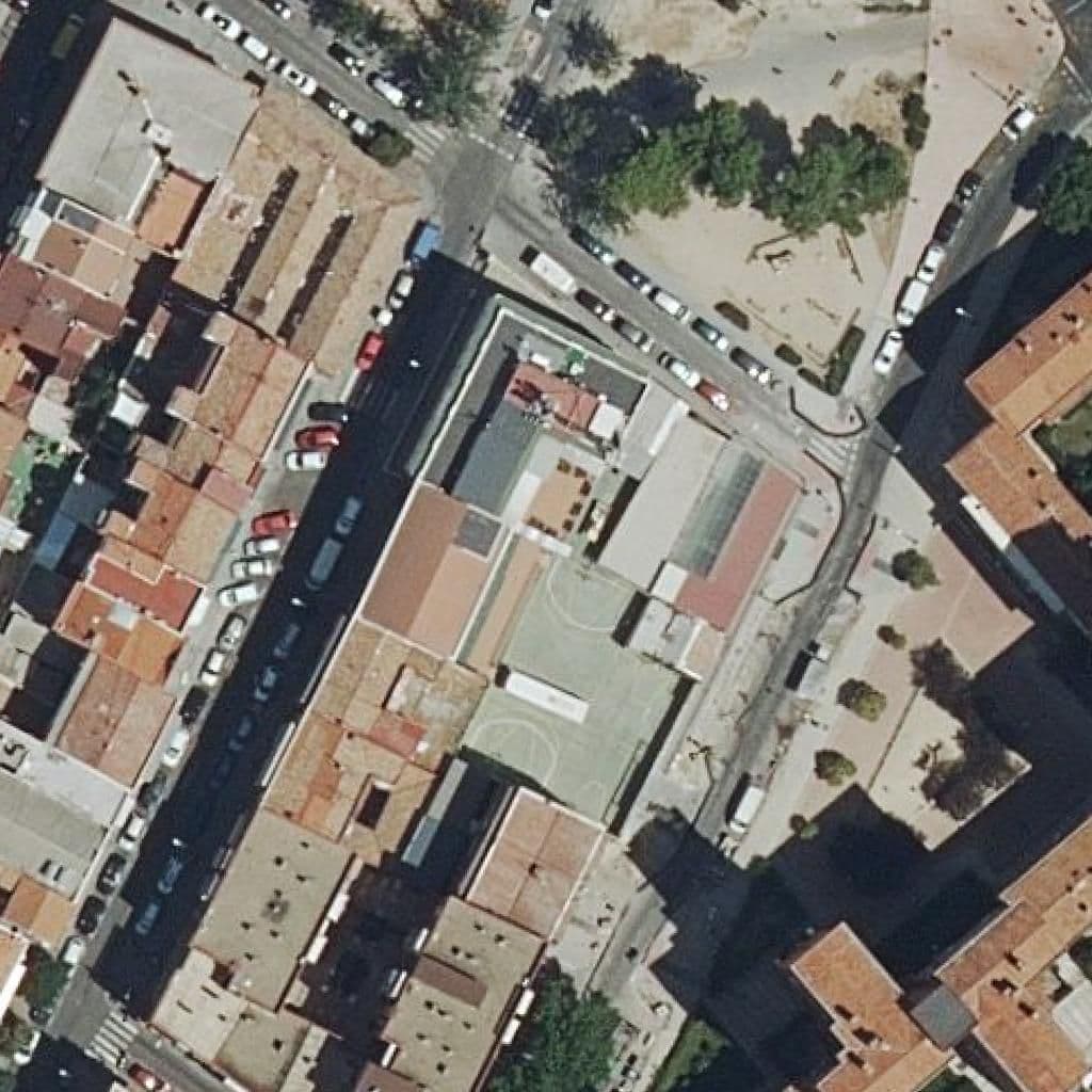 Aerial view of the grounds of Liceo Consul