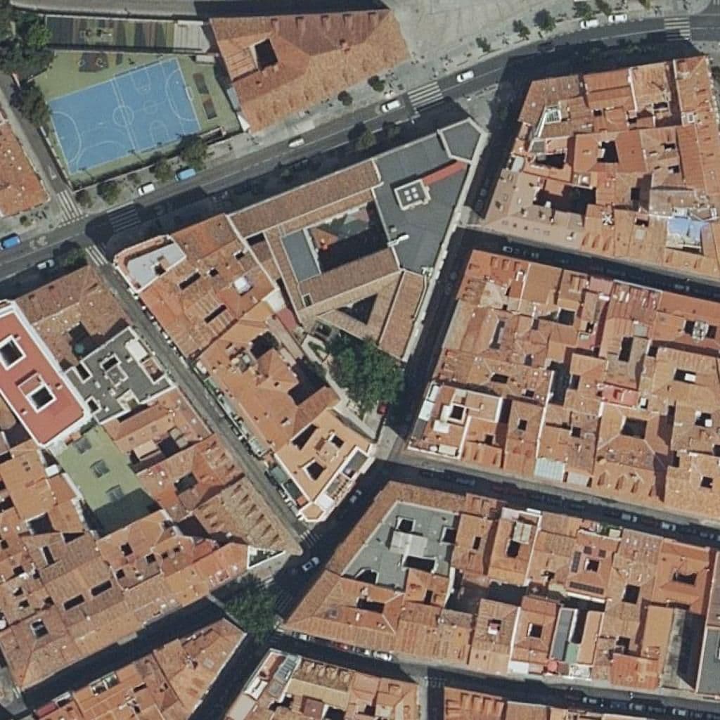 Aerial view of the grounds of Dafouz