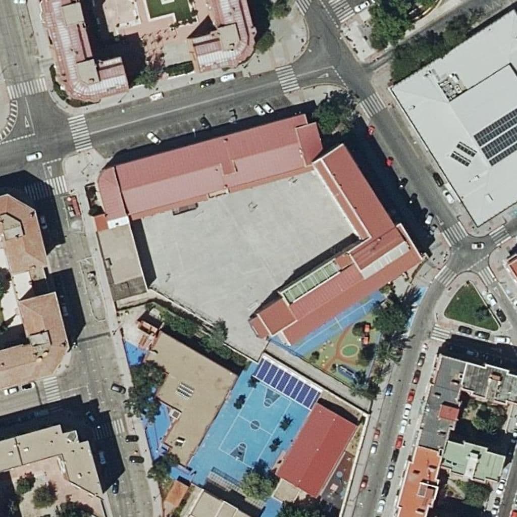 Aerial view of the grounds of Montpellier