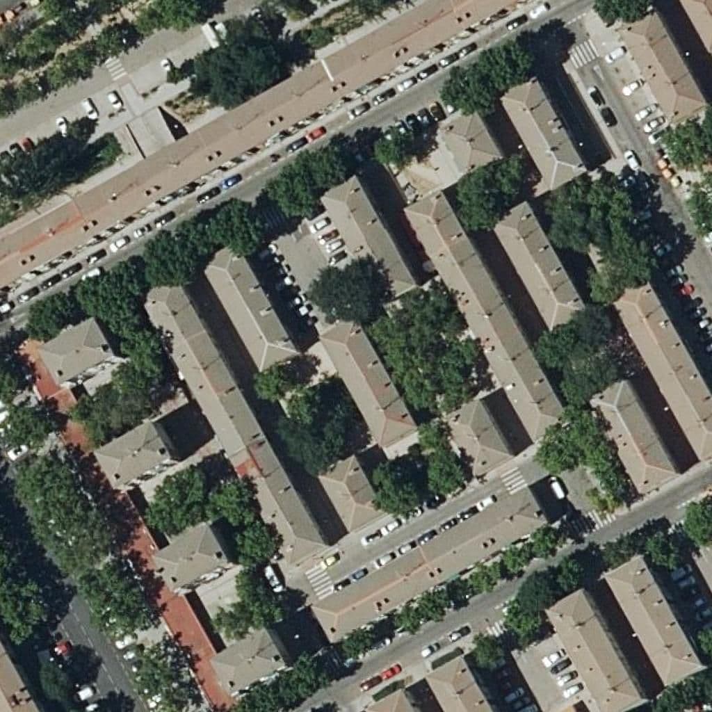 Aerial view of the grounds of Geana