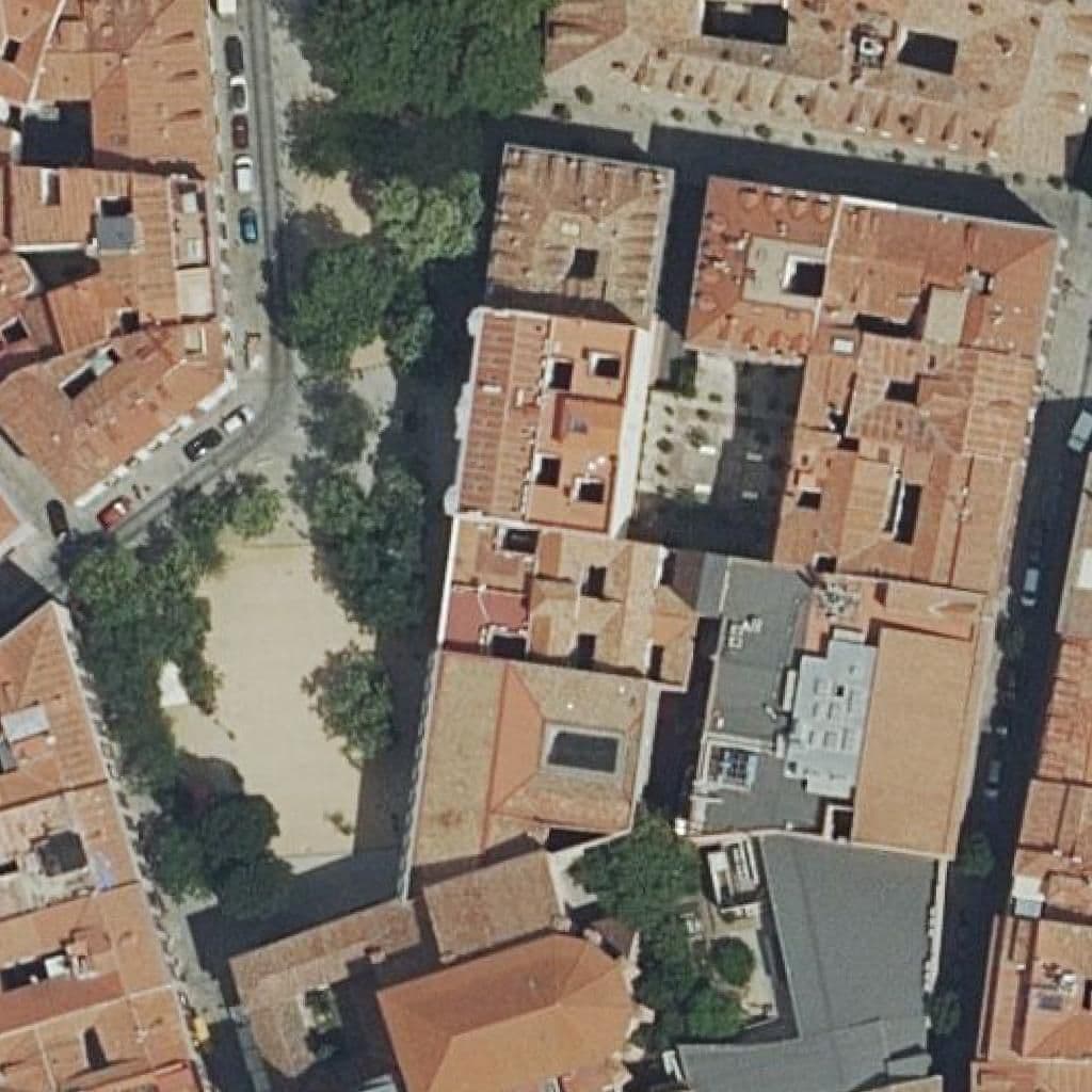 Aerial view of the grounds of Hispano Frances
