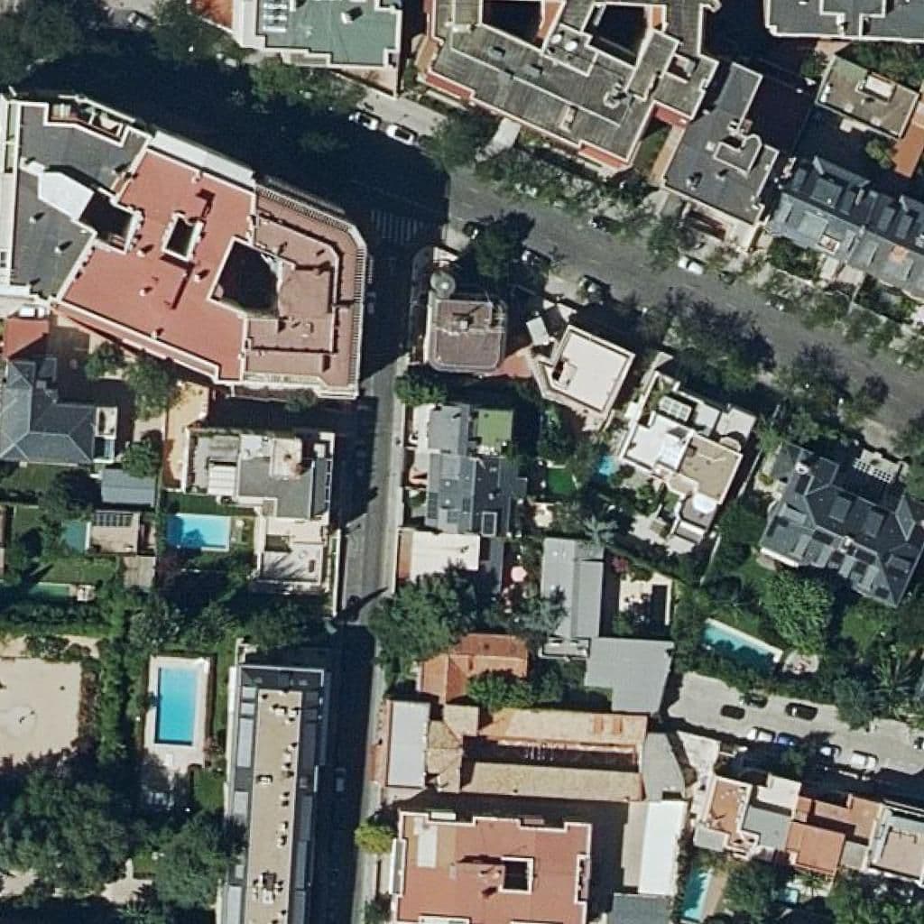 Aerial view of the grounds of Institution France