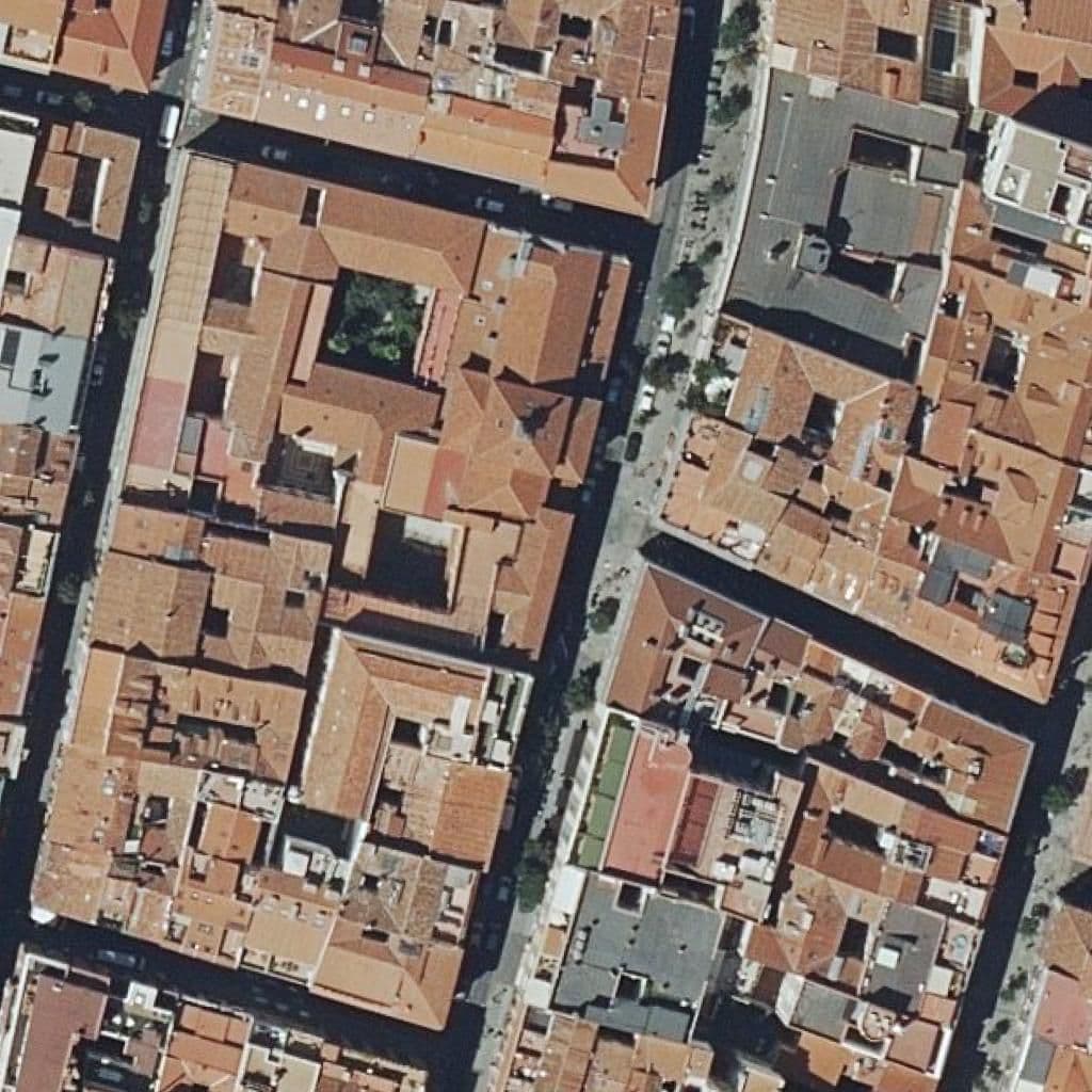 Aerial view of the grounds of Madres Mercedarias De D. Juan De Alarcon