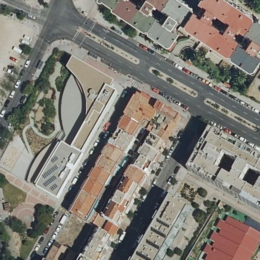 Aerial view of the grounds of Monterrey
